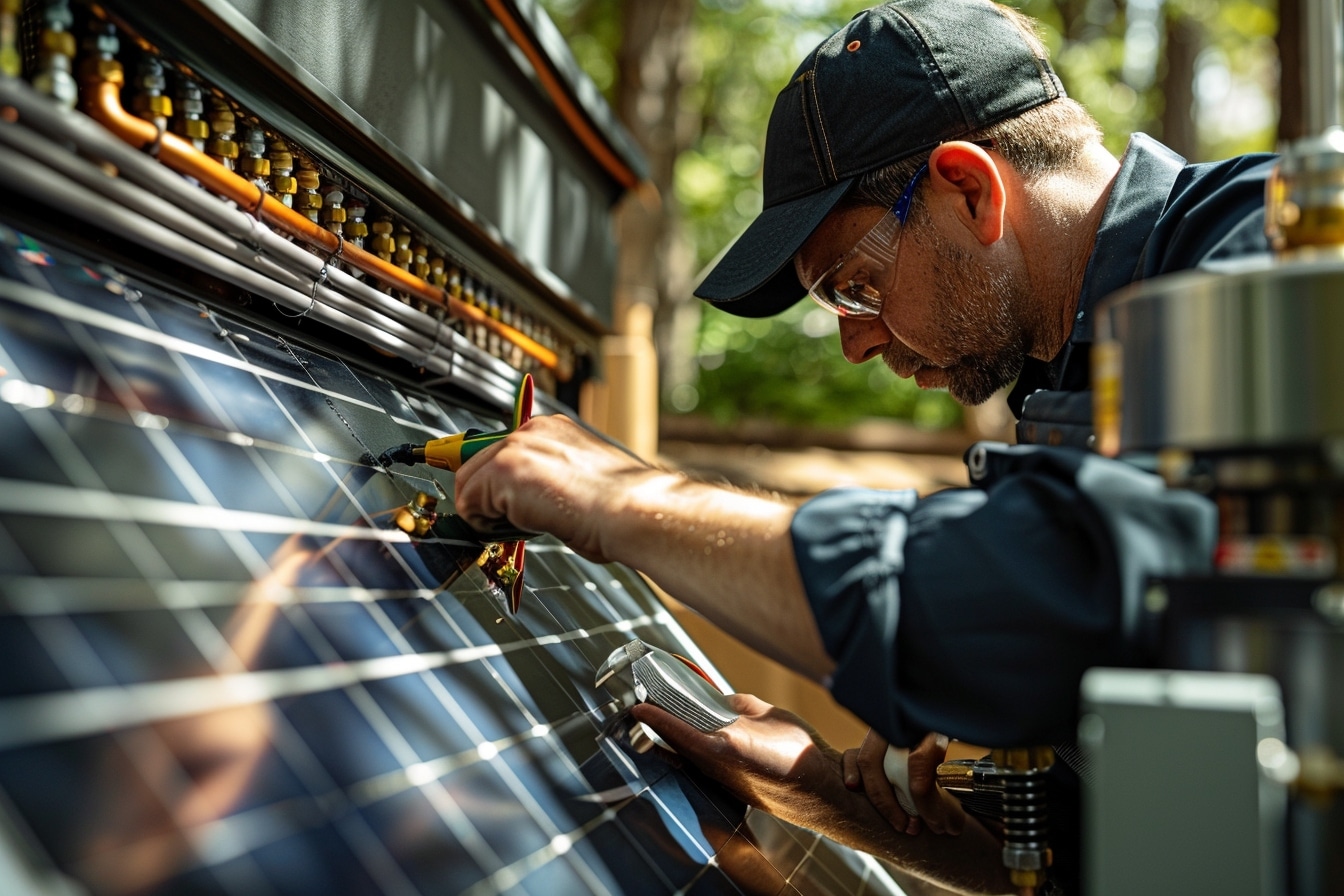 Comment réparer un dysfonctionnement mineur dans un ballon d'eau chaude solaire ?