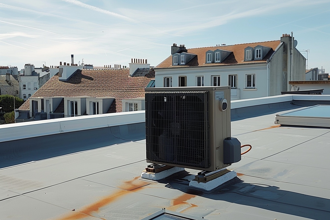 Peut-on installer l'unité extérieure de la pompe à chaleur air-eau sur le toit ? 